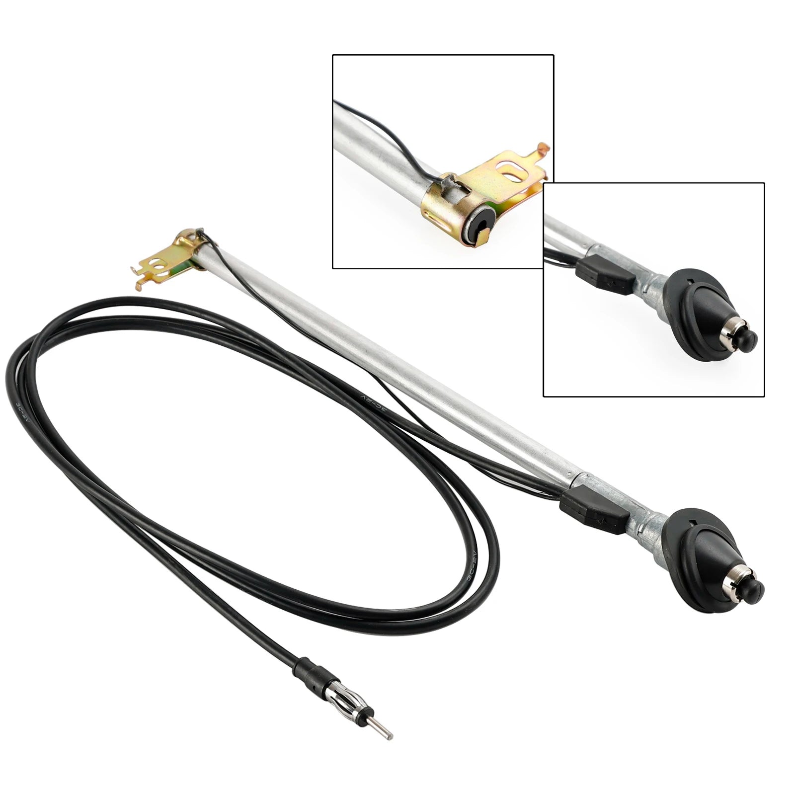 Artudatech Manual Lock-Down Antenna for Toyota Land Cruiser 80 Series (HDJ80, HZJ80, FZJ80) – Durable Off-Road Radio Antenna