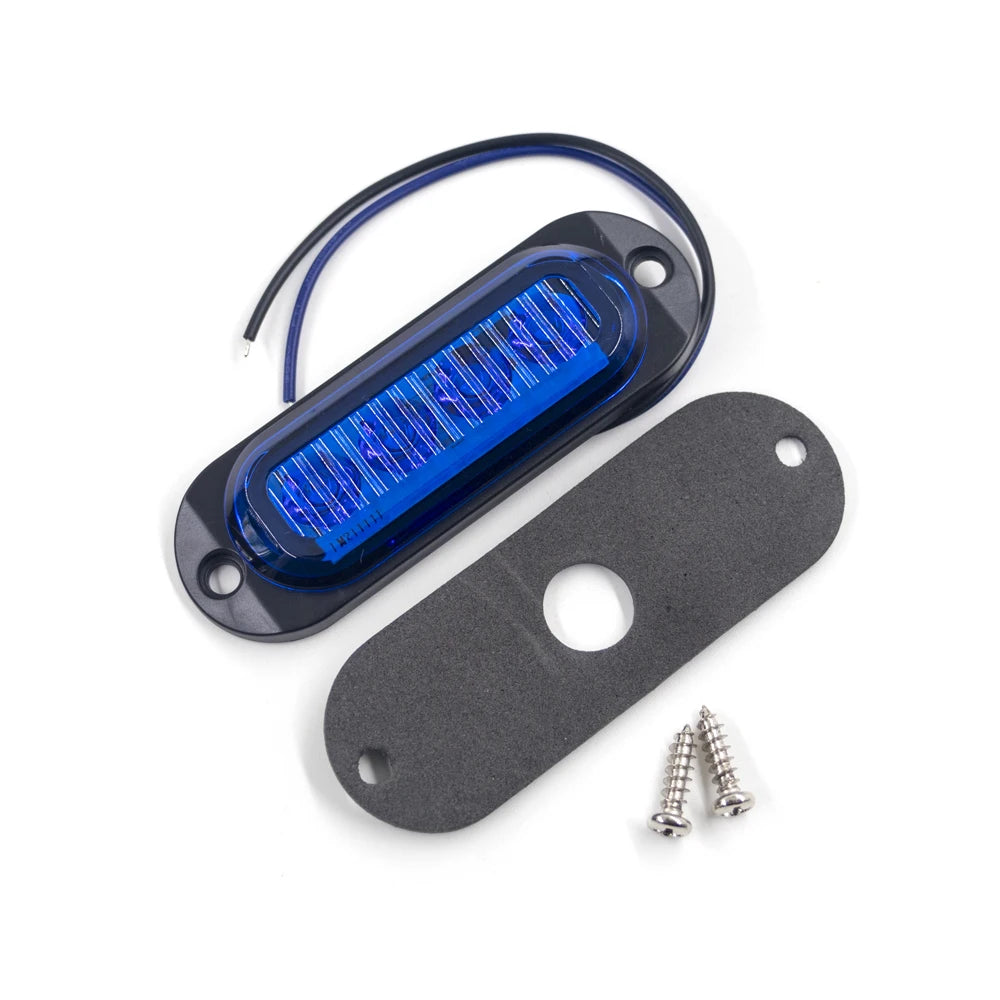 12V 24V LED Side Marker Lights Truck Trailer Van Pickup Boat Clearance Lamp Waterproof