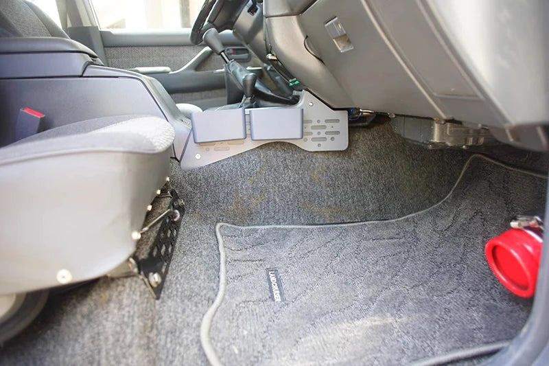 Center Console Organizer Tray for Toyota Land Cruiser LC80 – Interior Storage Box Insert, Central Console Modification Accessory