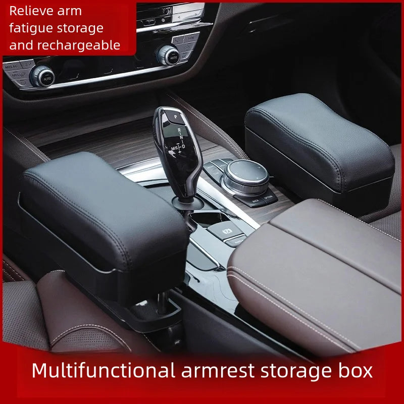 Premium Car Central Handrail Armrest Pad – Soft Lift Armrest Cushion for Comfort