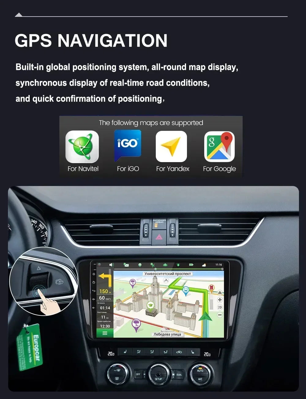 9" Android 13 Car Stereo for Toyota Land Cruiser LC70/LC79 (2007–2020) | Wireless CarPlay, Multimedia Player, DVD, Bluetooth, GPS NavigationCar & Automotive Accessories