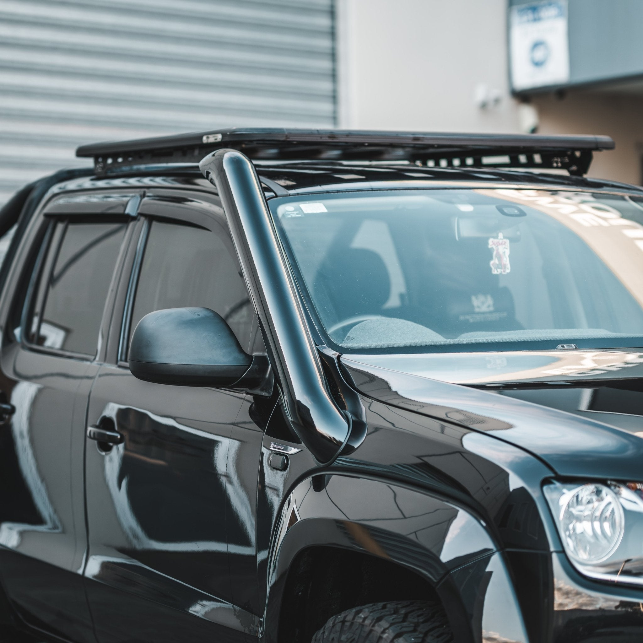 Volkswagen Amarok Short - Entry Snorkel - Snorkels - AMK - 4" - SE - R - RAW - Canna Fabrication