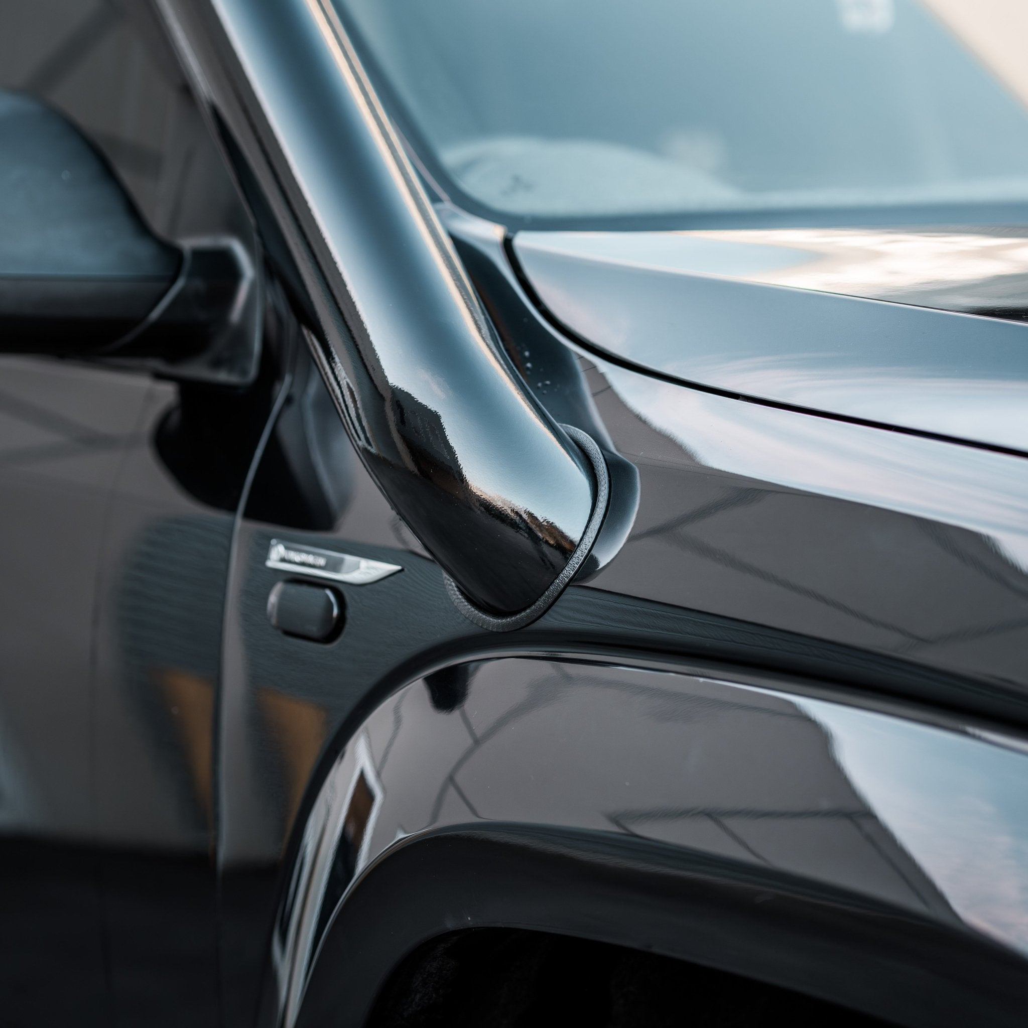 Volkswagen Amarok Short - Entry Snorkel - Snorkels - AMK - 4" - SE - R - RAW - Canna Fabrication