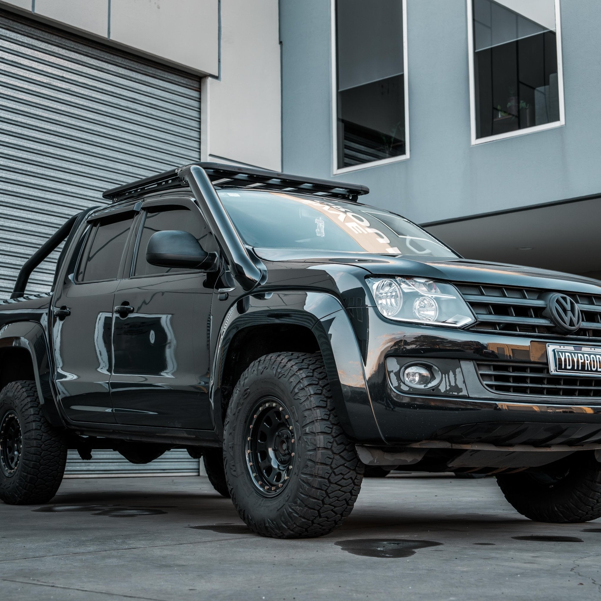Volkswagen Amarok Short - Entry Snorkel - Snorkels - AMK - 4" - SE - R - RAW - Canna Fabrication