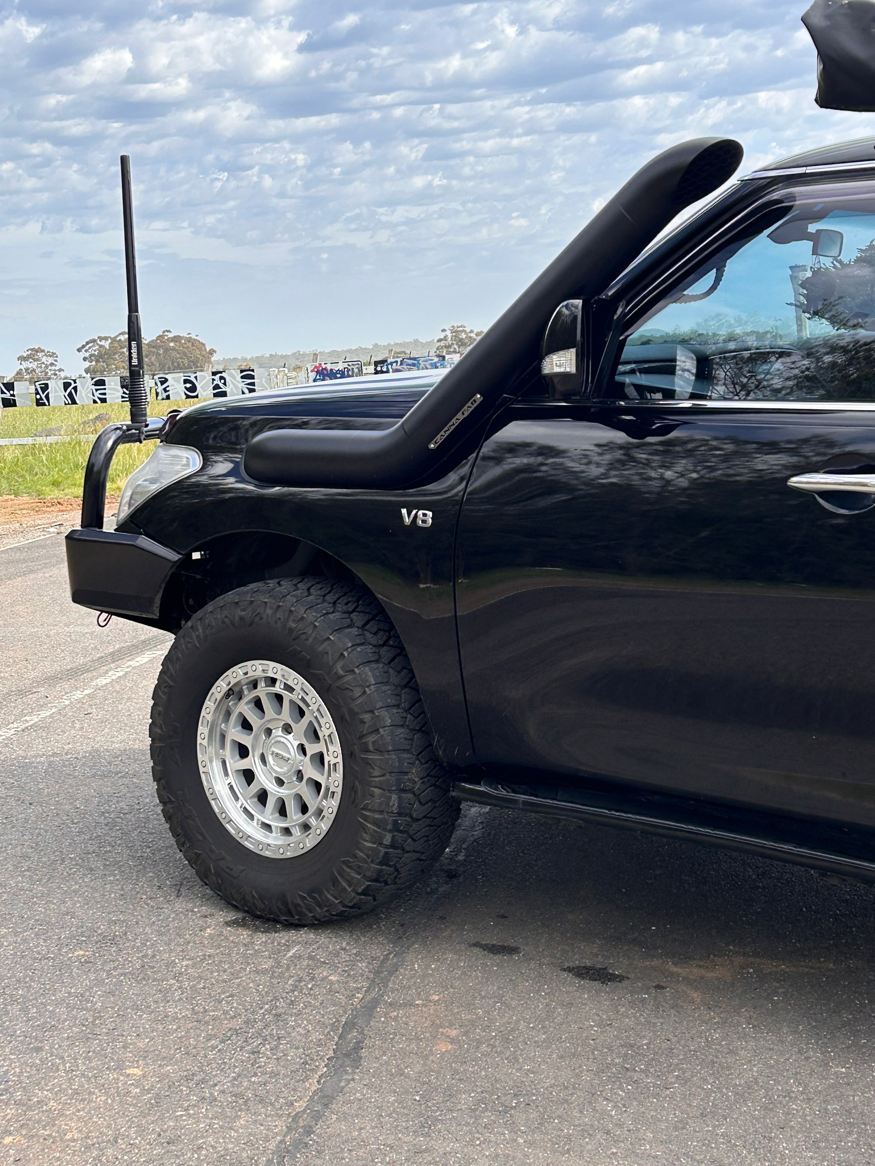 Nissan Patrol Y62 Mid-Entry Snorkel - Canna Fabrication