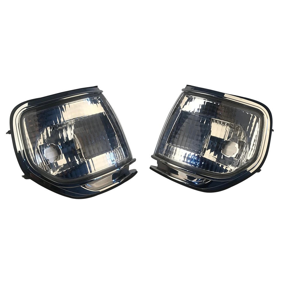 Front Left & Right Side Crystal Style Sahara Headlight Assembly Suitable For Toyota Land Cruiser 80 Series 1990-1998
