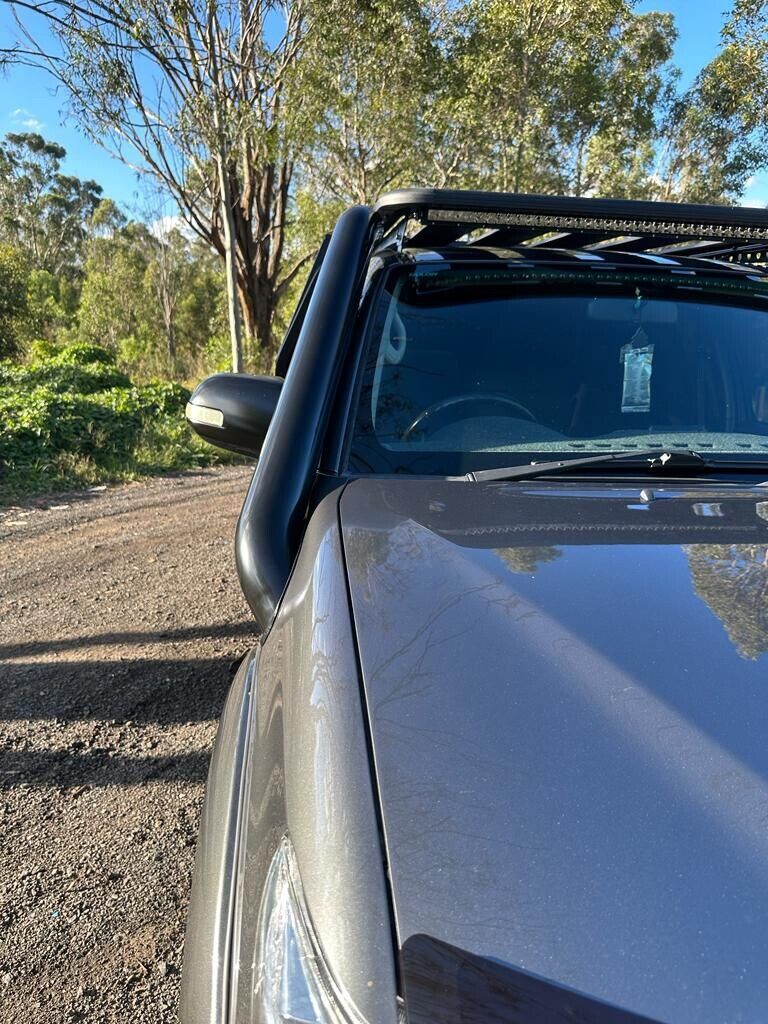 Short Entry Snorkel Stainless Steel Black Suitable For Toyota Hilux N70  2005-2015