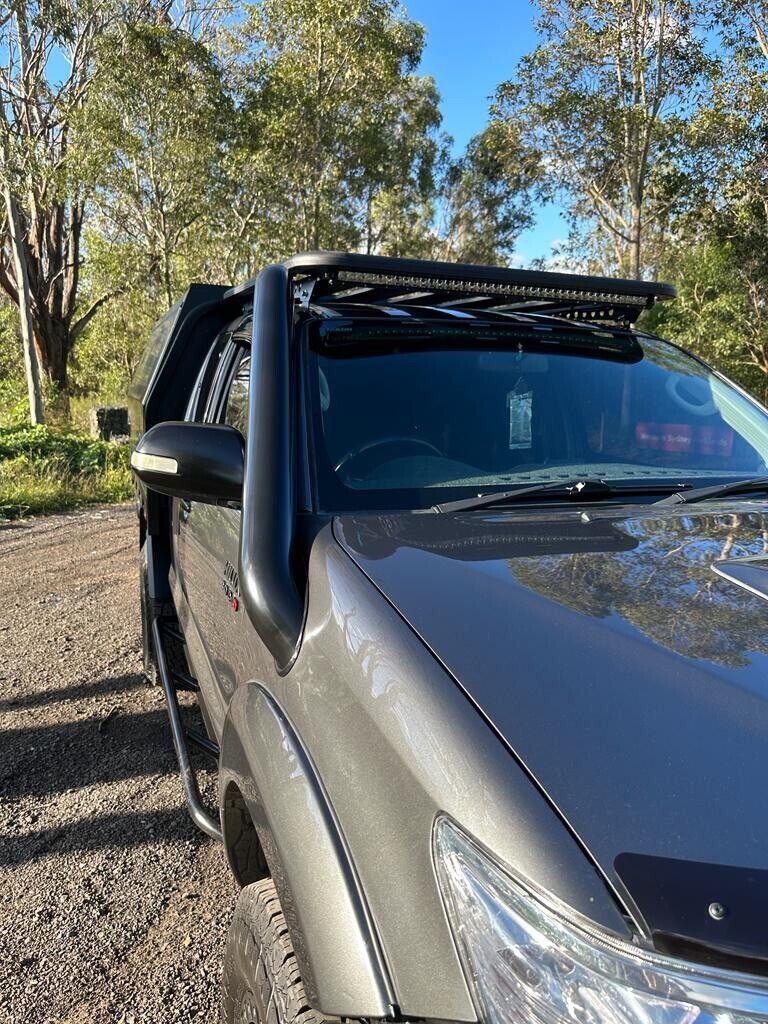 Short Entry Snorkel Stainless Steel Black Suitable For Toyota Hilux N70  2005-2015