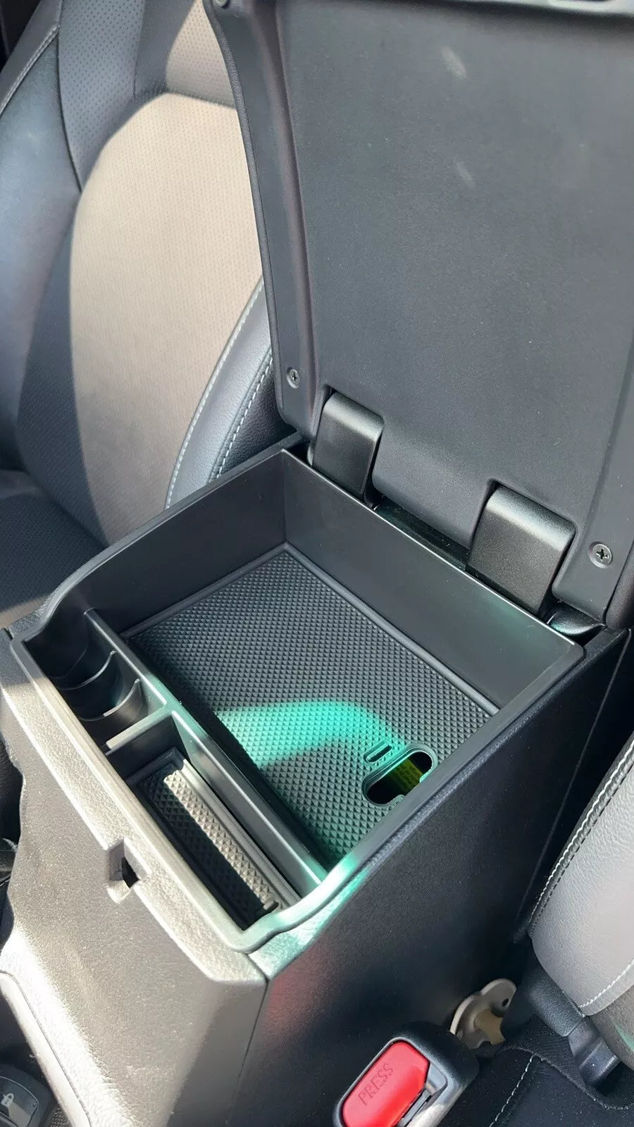 Center Console Armrest Storage Box Tray Suitable For Toyota Hilux 2015-2022