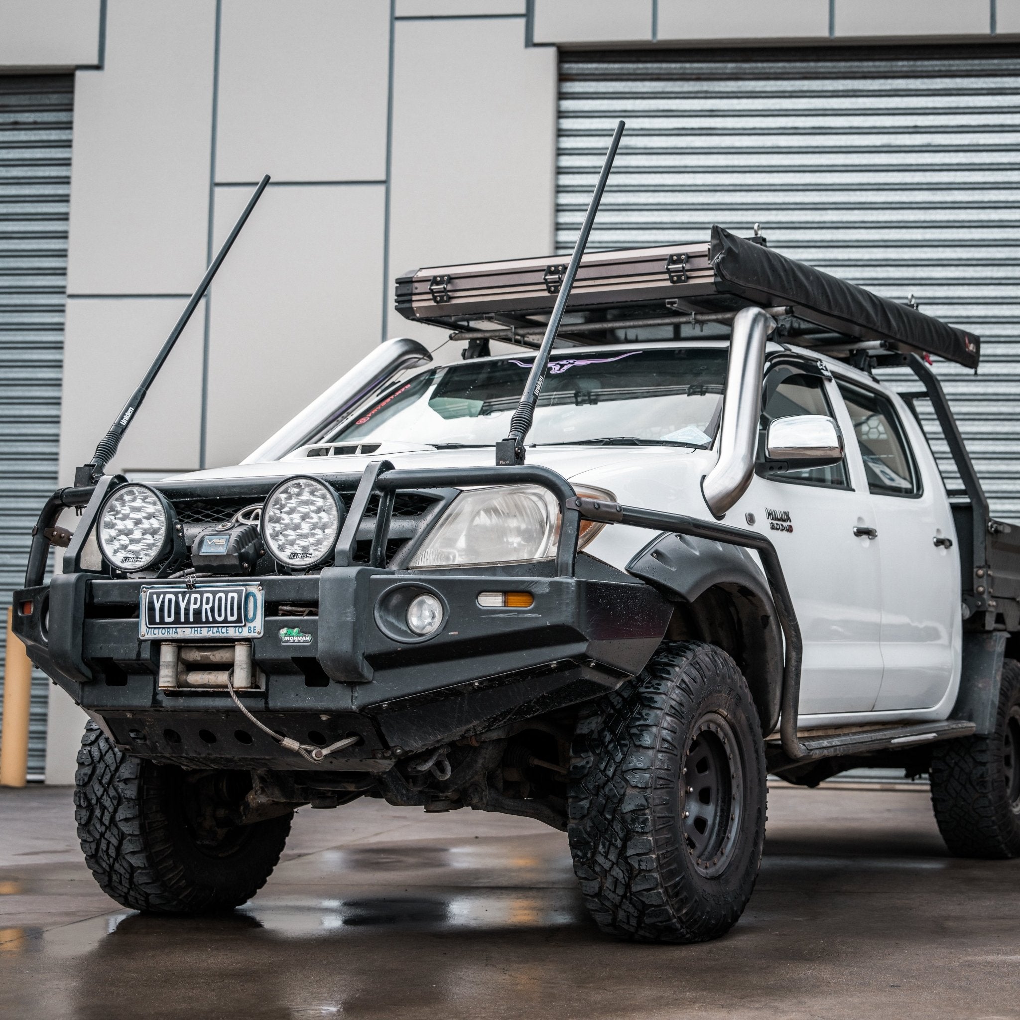 Toyota Hilux N70 Twin Snorkel's - Snorkels - HLX - 4.5" - TWIN - TD - SM - Canna Fabrication