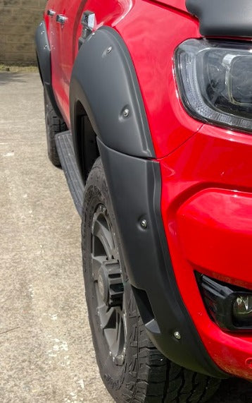 Front & Rear Fender Flare Body Molding Trim Panel Assembly Suitable For Ford Ranger PX3 2018-2024