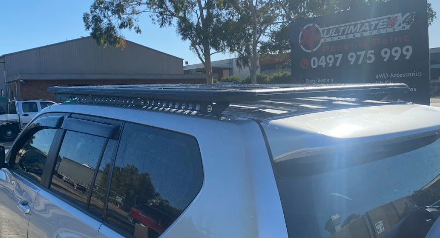 Ultimate Adventure Aluminium Flat Platform Wagon Roof Rack Suitable For Toyota Landcruiser 150 Series 2009+