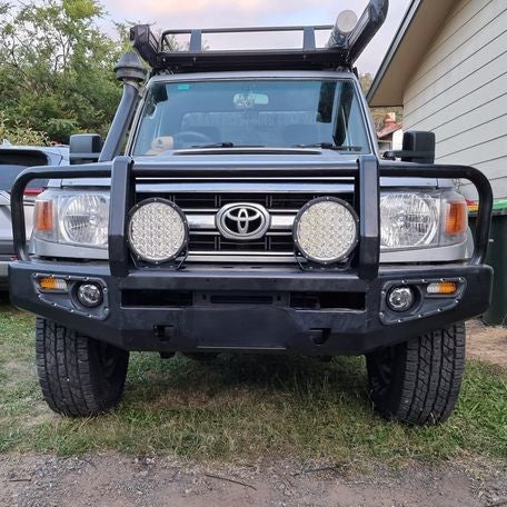 3 Loop Bull Bar and Skid Plate Set Suitable For Toyota Landcruiser 76/78/79 Series 2007 - 2016