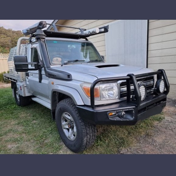 3 Loop Bull Bar and Skid Plate Set Suitable For Toyota Landcruiser 76/78/79 Series 2007 - 2016