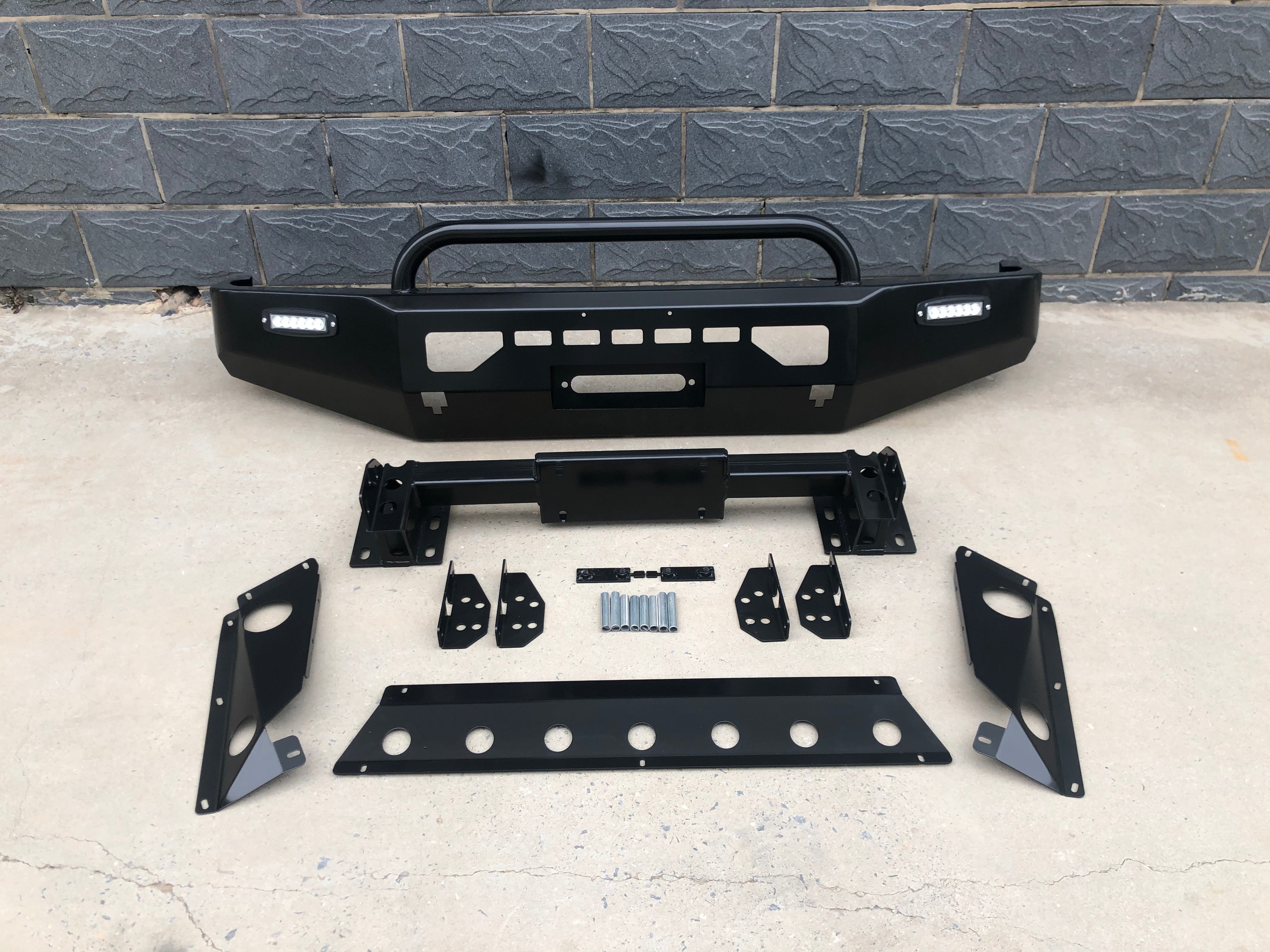 Single Loop Bull Bar & Skid Plate Set Suitable For Nissan Navara D40 2006-2011