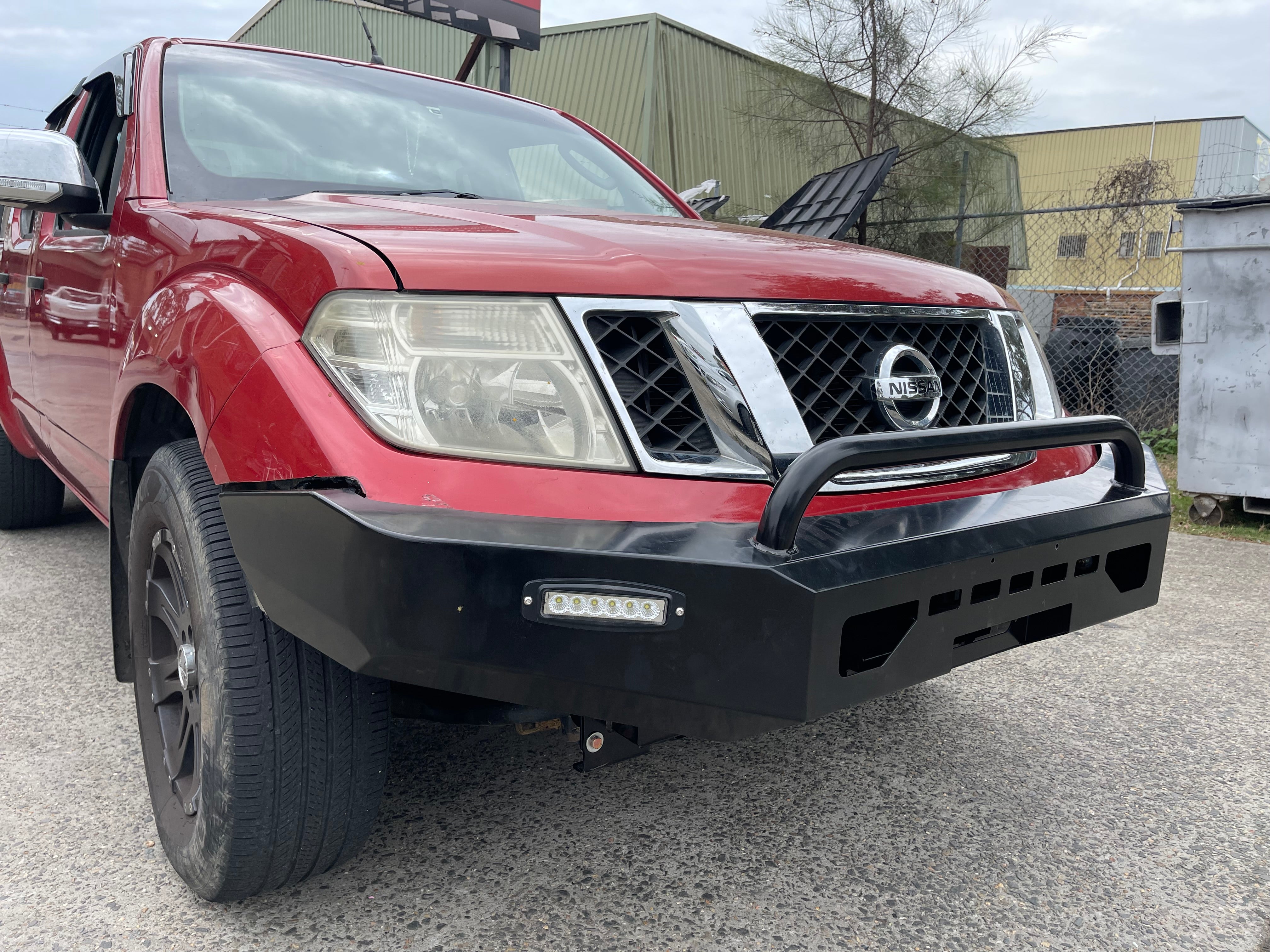 Single Loop Bull Bar & Skid Plate Set Suitable For Nissan Navara D40 2006-2011