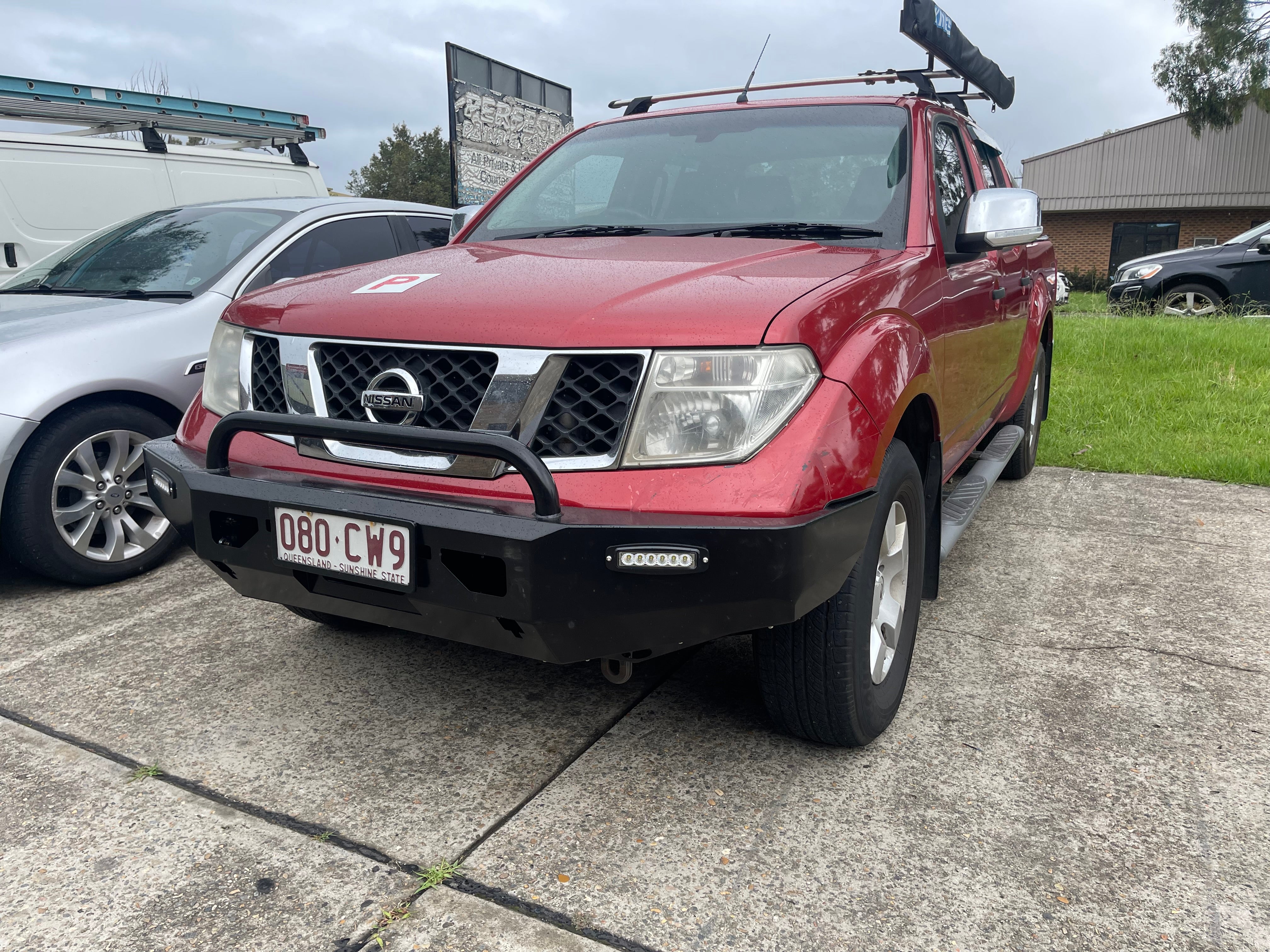 Single Loop Bull Bar & Skid Plate Set Suitable For Nissan Navara D40 2006-2011