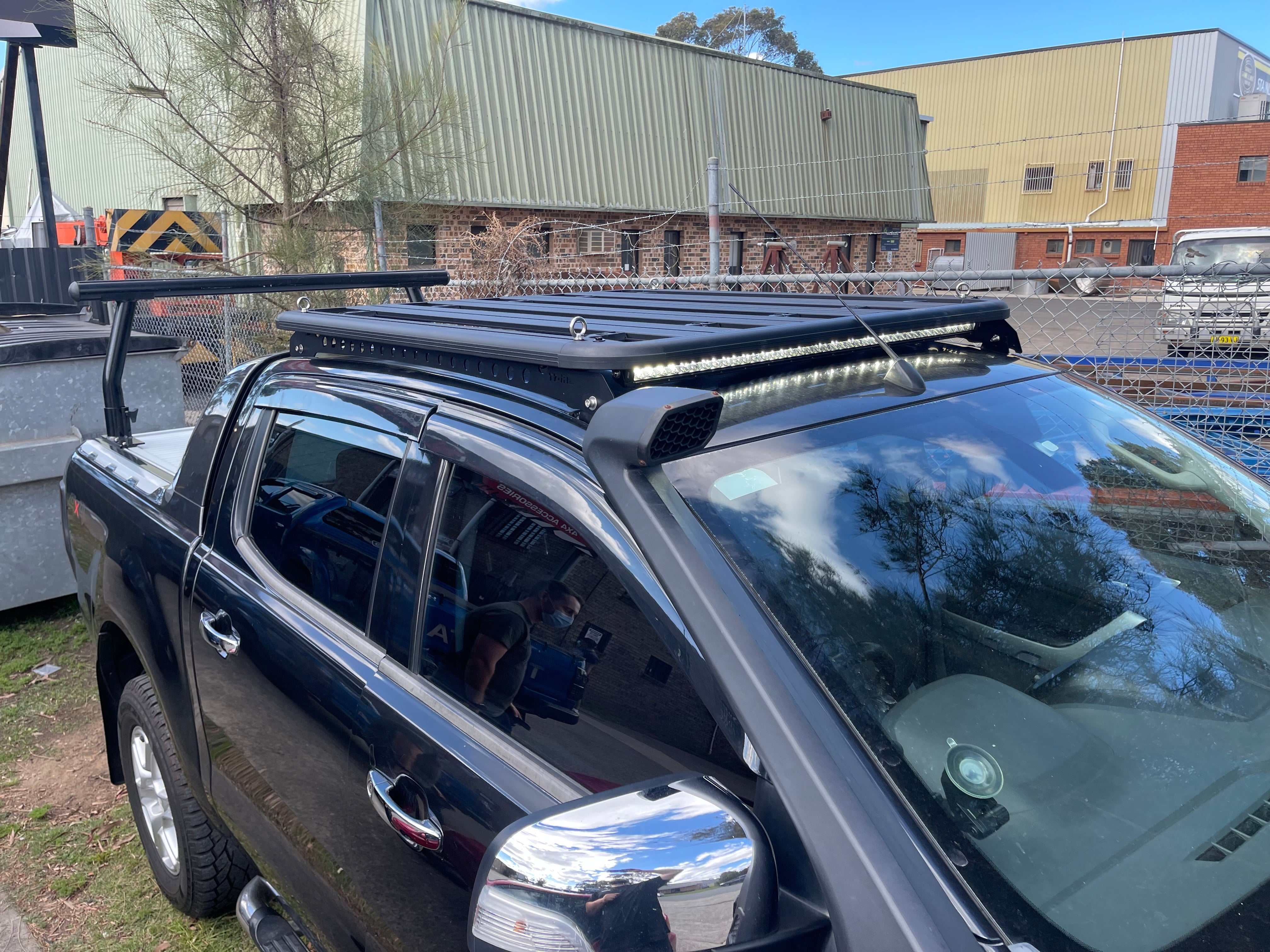 Roof Rack Ultimate Adventure Aluminium Flat Platform Suitable For Ford Ranger PX1, PX2 & PX3 Dual Cab 2012-2024