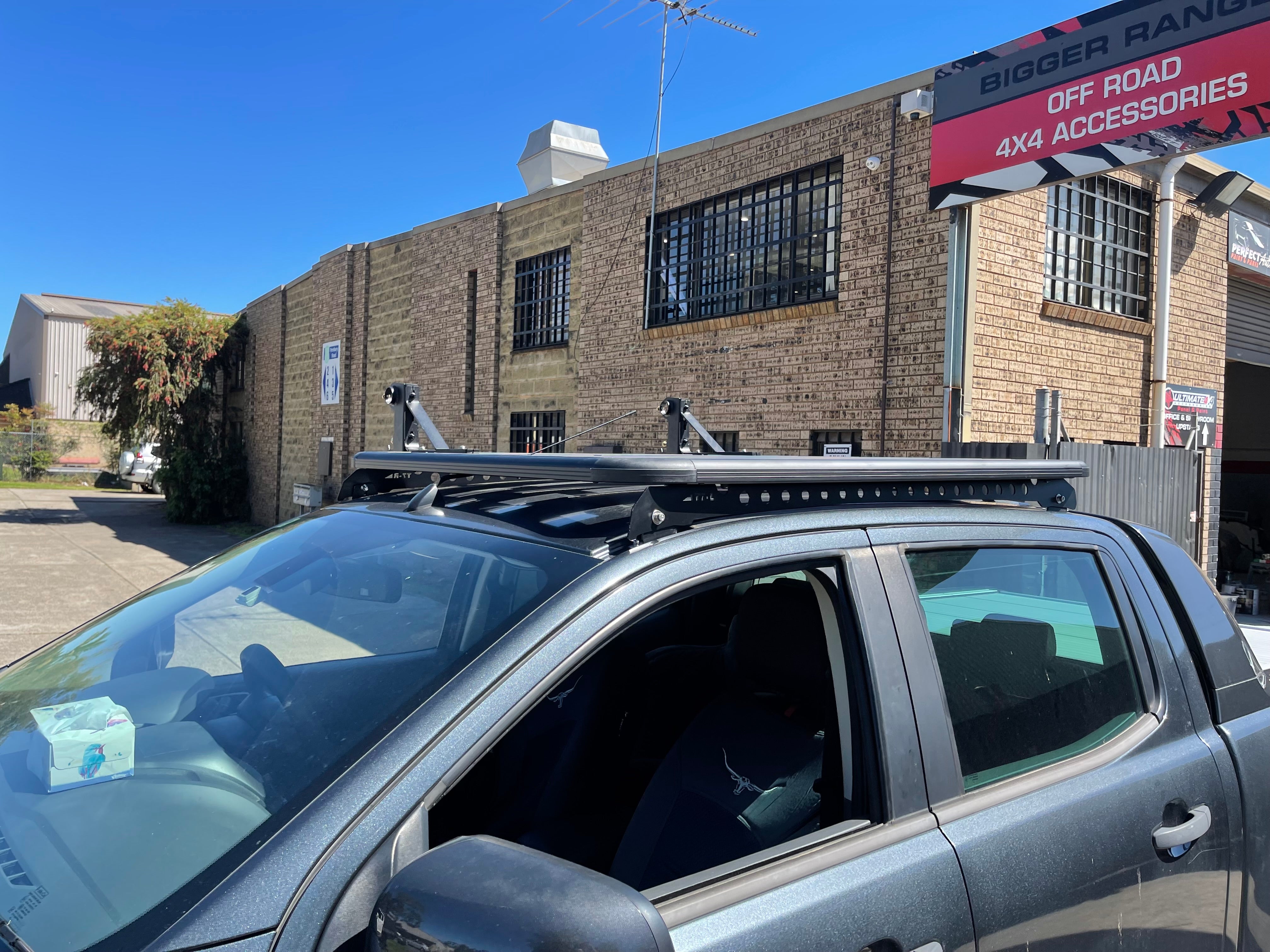 Roof Rack Ultimate Adventure Aluminium Flat Platform Suitable For Ford Ranger PX1, PX2 & PX3 Dual Cab 2012-2024