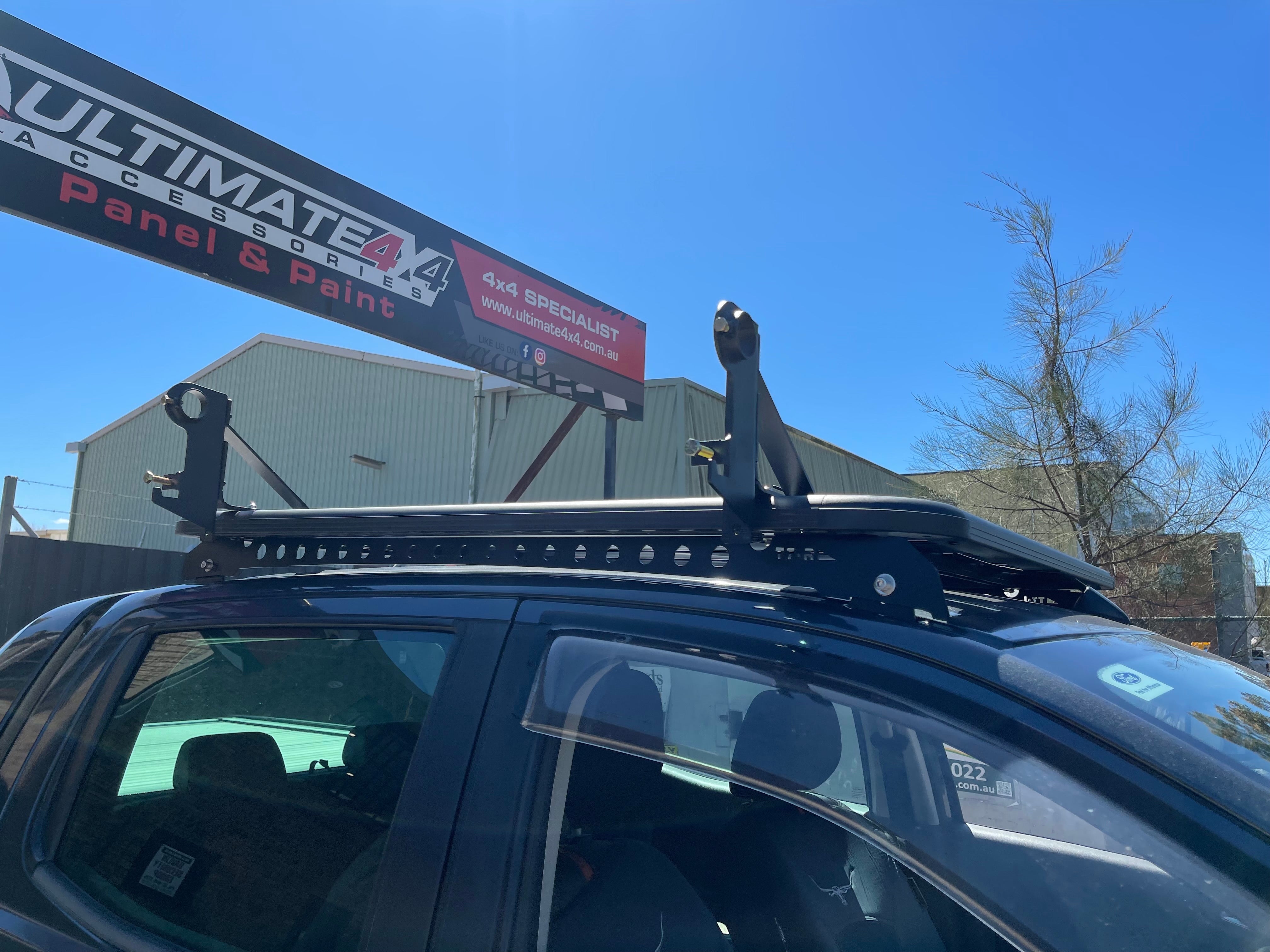 Roof Rack Ultimate Adventure Aluminium Flat Platform Suitable For Ford Ranger PX1, PX2 & PX3 Dual Cab 2012-2024