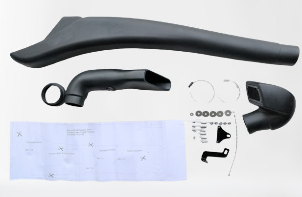 Front Snorkel Plastic Kit Trim Panel Assembly Suitable For Mazda BT50 2015-2024