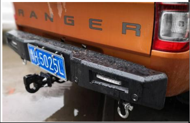 Rear Bumper Steel Bar With Mount Bracket Trim Panel Assembly Suitable For Ford Ranger T7