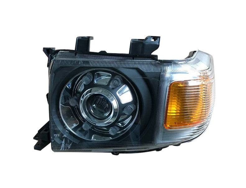 Front Left & Right Side Angel Eye Halo Headlight Assembly Suitable For 2007-2024 Toyota Landcruiser VDJ79 V8 70/76/78/79