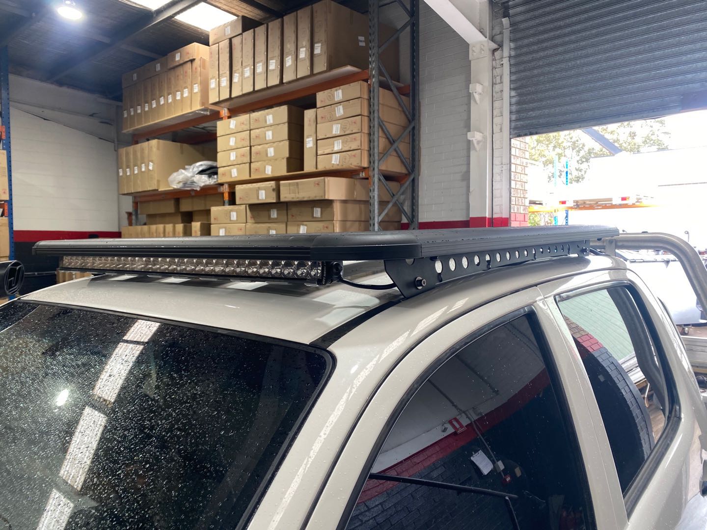 Ultimate Adventure Aluminium Flat Platform Dual Cab Roof Rack Suitable For Toyota Hilux N70 2005-2015