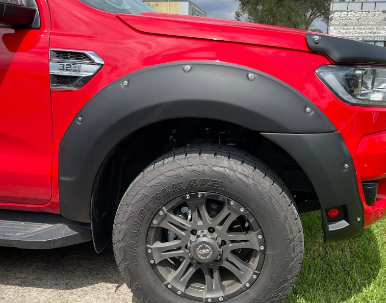 Front & Rear Fender Flare Body Molding Trim Panel Assembly Suitable For Ford Ranger PX3 2018-2024