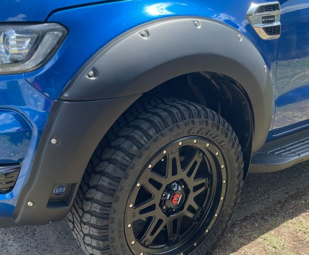 Front & Rear Fender Flare Body Molding Trim Panel Assembly Suitable For Ford Ranger PX3 2018-2024