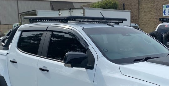 Upper Roof Rack Ultimate Adventure Aluminium Flat Platform Suitable For Holden Colorado Dual Cab