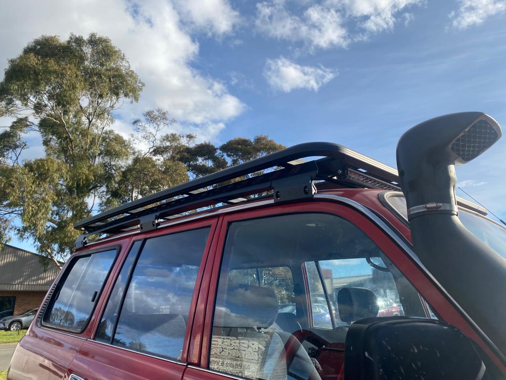 Ultimate Adventure Aluminium Flat Platform Wagon Roof Rack Suitable For Toyota Landcruiser 80 Series 1990-1997
