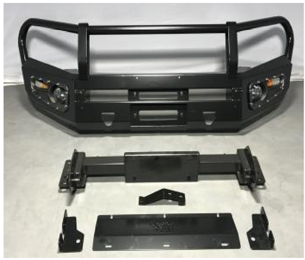 3 Loop Bull Bar and Skid Plate Set Suitable For Isuzu D-Max 2012-2017