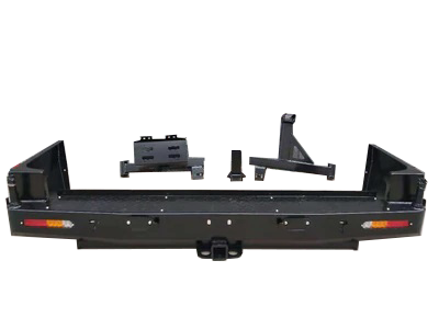 Rear Bumper Steel Bar With Fuel Tank & Tyre Holder Suitable For Toyota Landcruiser 100 Series