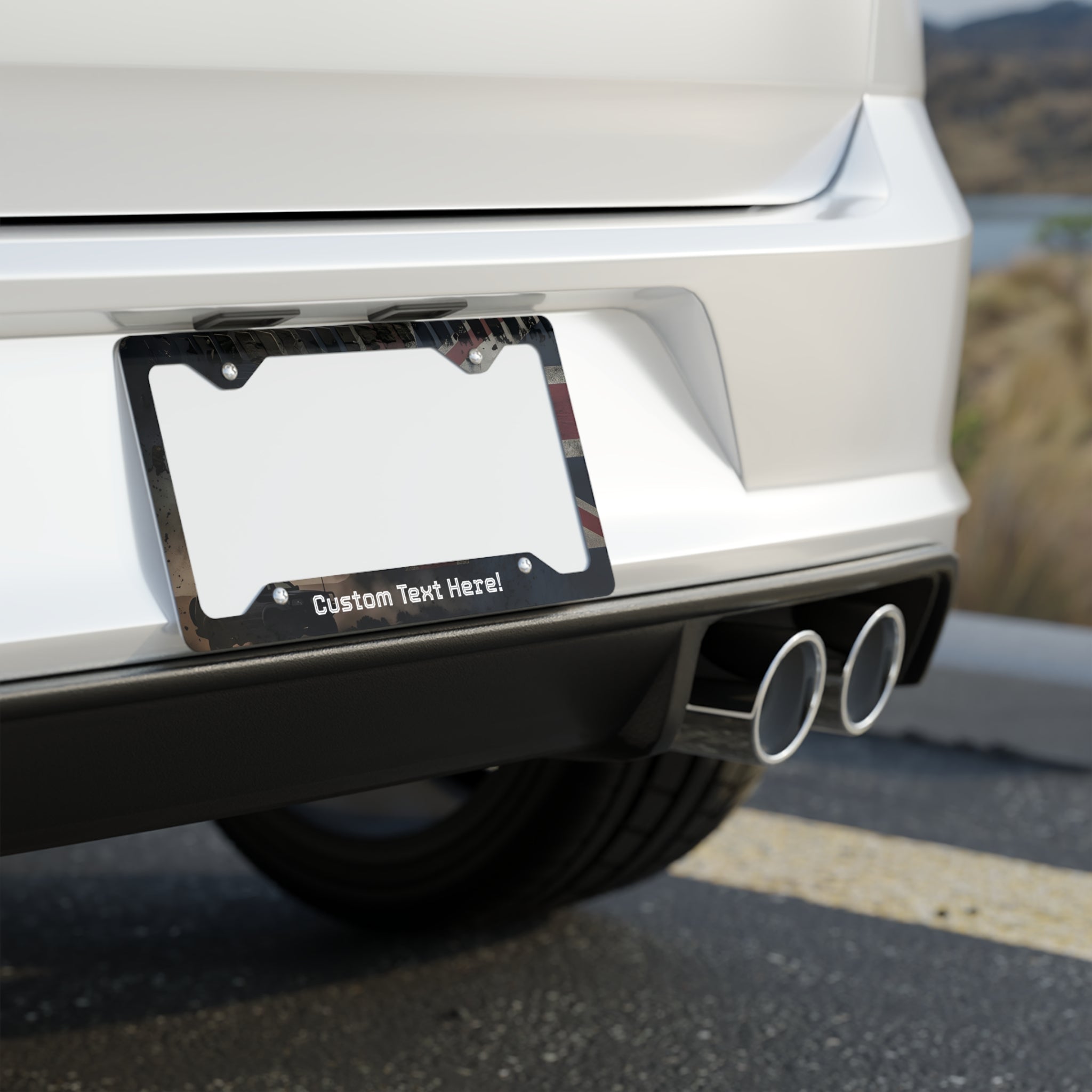 Australia Flag 4x4 License Plate Frame – Rugged Off-Road Design
