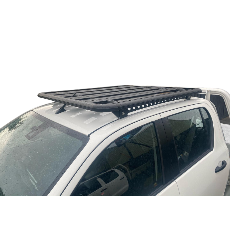 Ultimate Adventure Aluminium Flat Platform Dual Cab Roof Rack Suitable For Toyota Hilux N70 2005-2015