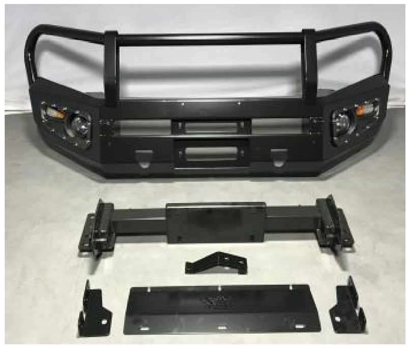 3 Loop Bull Bar and Skid Plate Set Suitable For Isuzu D-Max 12-17