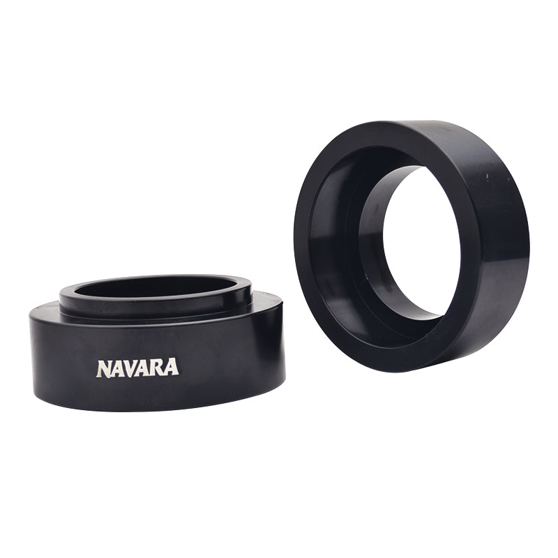 Rear Coil Spring Spacers Aluminum 50mm black Suitable For Nissan Navara NP300