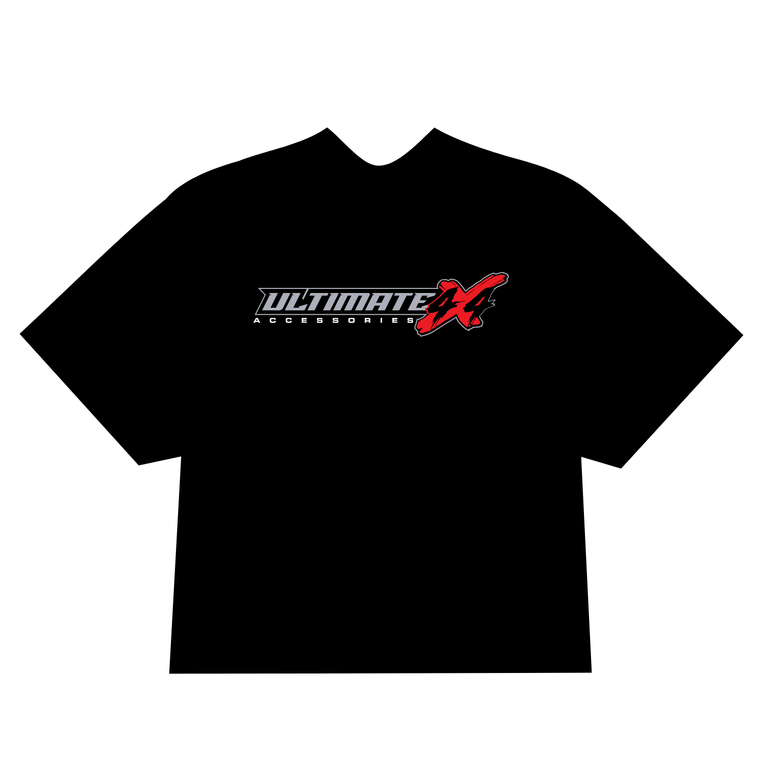 Ultimate X Accessories 4x4 Graphic Tee – Oversized Fit Black Shirt