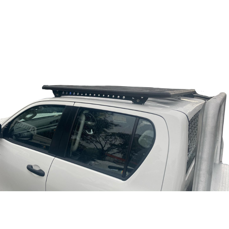 Ultimate Adventure Aluminium Flat Platform Dual Cab Roof Rack Suitable For Toyota Hilux N70 2005-2015