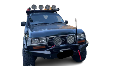 U Loop Bull Bar Suitable For Toyota Landcruiser 80 Series 1990–1997
