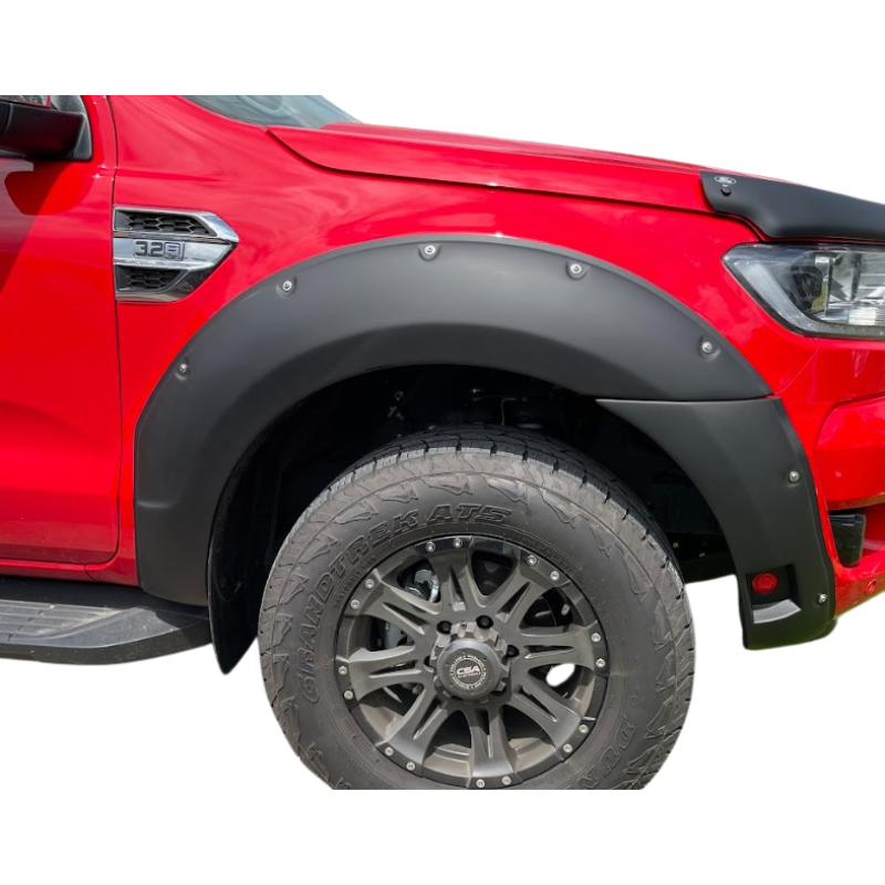 Front & Rear Fender Flare Body Molding Trim Panel Assembly Suitable For Ford Ranger PX3 2018-2024