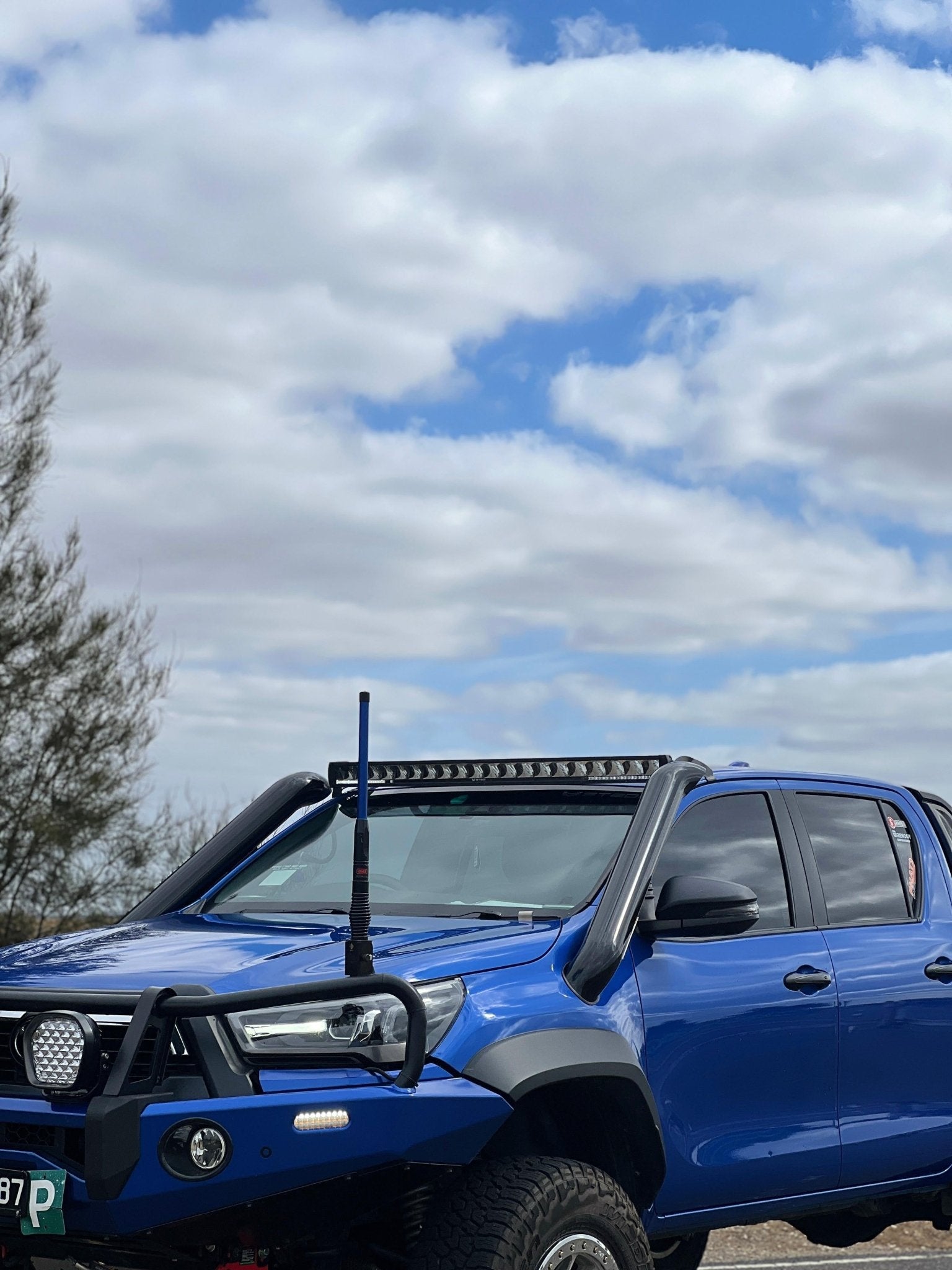Toyota Hilux N80 Twin Snorkel's - Snorkels - HLX - 4.5" - TWIN - TD - SM - Canna Fabrication