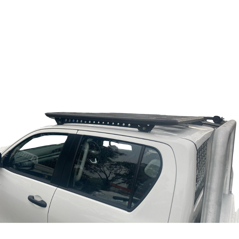 Ultimate Adventure Aluminium Flat Platform Dual Cab Roof Rack Suitable For Toyota Hilux N80 2015+