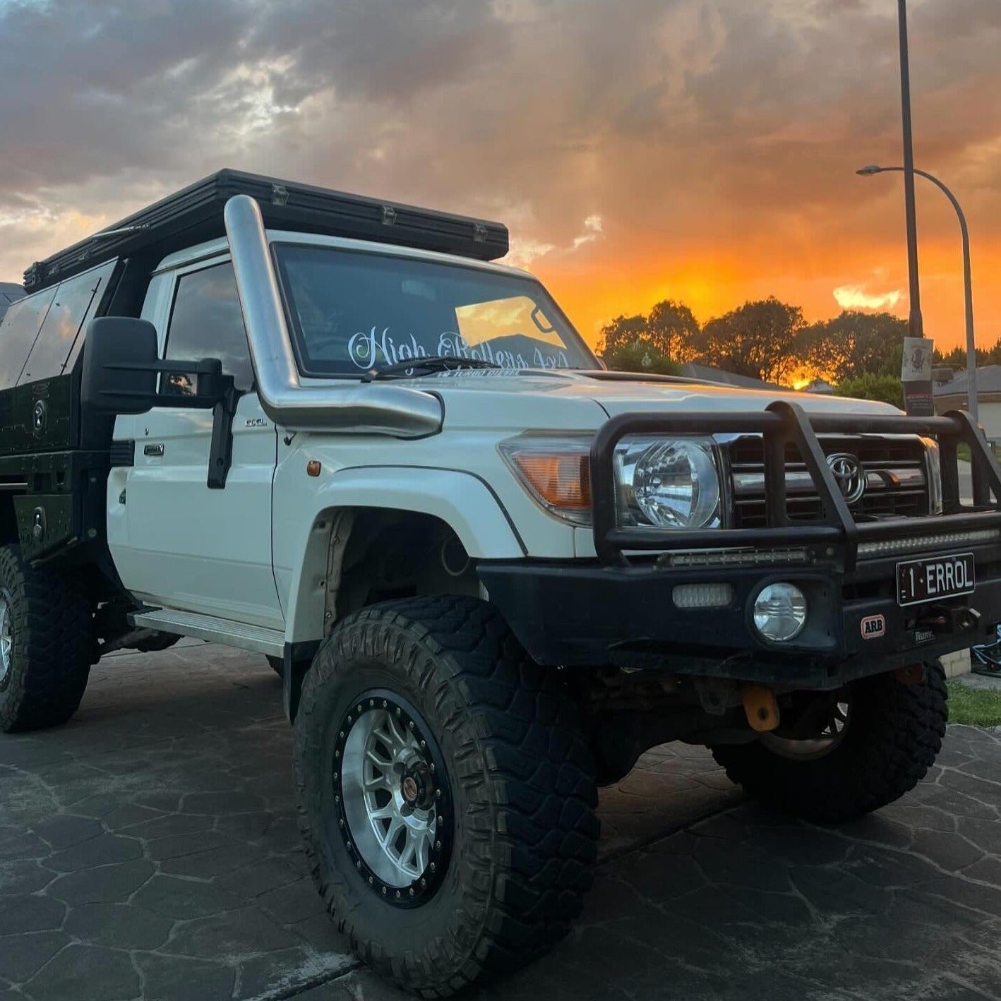 Toyota Landcruiser 76/78/79 Series 5" Long - Entry Snorkel - Snorkels - 70 - 5" - LE - R - RAW - Canna Fabrication