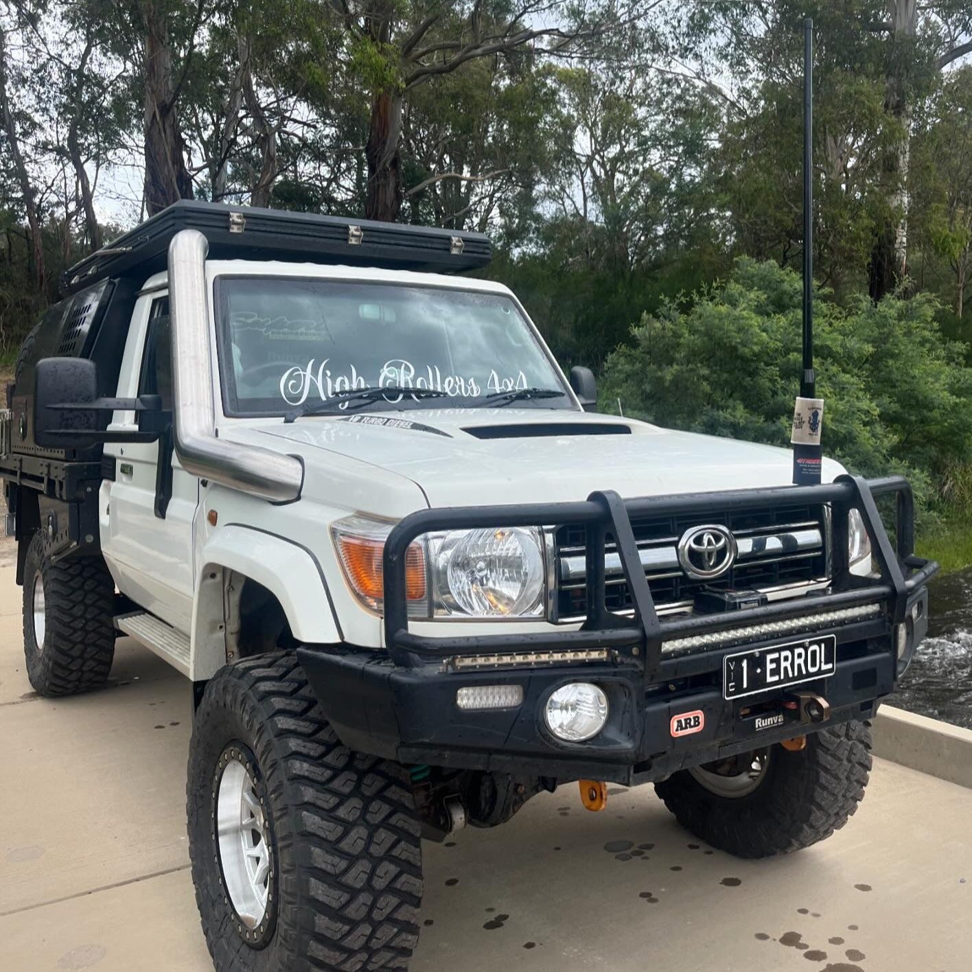 Toyota Landcruiser 76/78/79 Series 5" Long - Entry Snorkel - Snorkels - 70 - 5" - LE - R - RAW - Canna Fabrication