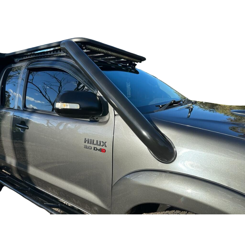 Short Entry Snorkel Stainless Steel Black Suitable For Toyota Hilux N70  2005-2015