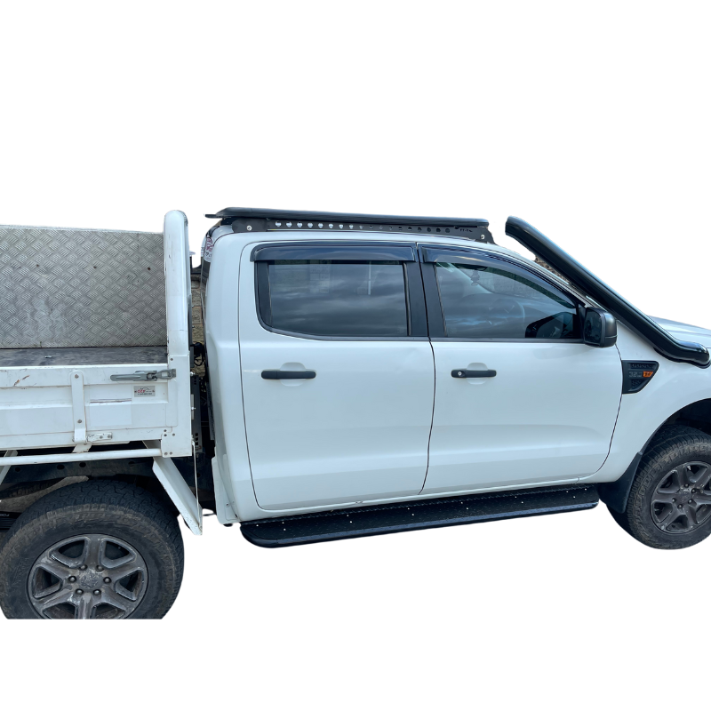 Pair Of Heavy-Duty Side Steps With Brush Bar Mounting Brackets Suitable For  Ford Ranger PX1/PX2/PX3 2012-2015