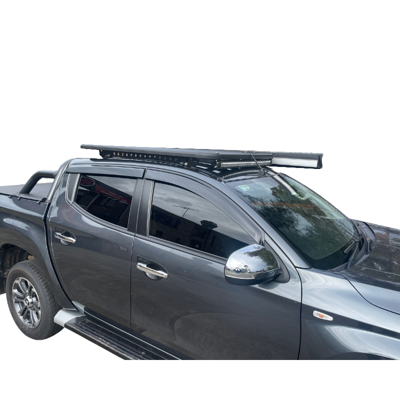 Roof Rack Mount Bracket Ultimate Adventure Aluminium Flat Platform Suitable For Mitsubishi Triton MN Dual Cab