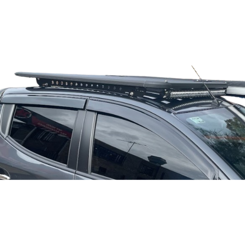 Roof Rack Ultimate Adventure Aluminium Flat Platform Suitable For Mitsubishi Triton MQ Dual Cab 2015-2018